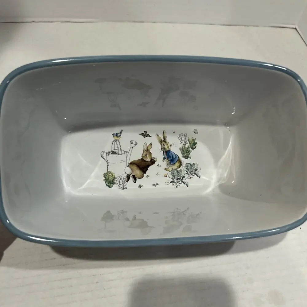 Beatrix Potter Peter Rabbit Easter Cake Loaf Pan Baking Dish Bunny New